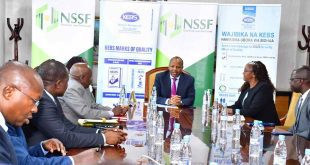 NSSF CEO David Koross at a past meeting. PHOTO NSSF Kenya scaled 1